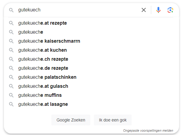 Schermafbeelding 2024-07-26 101444 Gutekueche zoekbalk Google